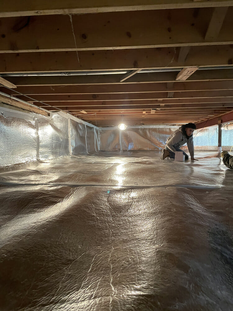 New Crawl Space Encapsulation in Chicago Heights IL